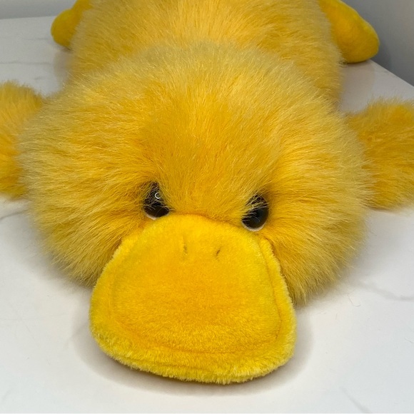 Jumbo Yellow Duck Plush Platypus 24" - Picture 2 of 11